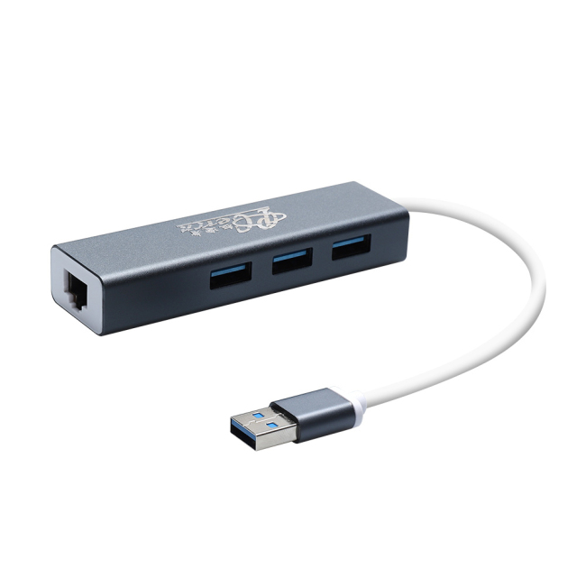 PCER USB HUB USB3.0 HUB Ethernet USB to LAN HUB USB Adapter converter Network Card USB LAN