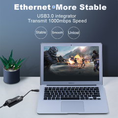 USB-Ethernet-Adapter USB 3.0 2.0 zu Gigabit-Netzwerkkarte zu RJ45 Lan für Windows 10 Xiaomi Mi Box 3 Nintend Switch iPad MacBook