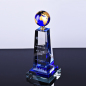 New Wholesale Ball Globe Crystal Glass Awards crystal globe awards crystal craft globe plaque with engraving etched