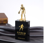 Metal crystal trophy custom creative lettering  Table tennis competitions championship souvenir sports trophy