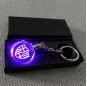Кредитная гарантия на заказ 3D лазерная гравировка логотип футбольной команды светодиодный свет хрустальный брелок для подарка сувенир