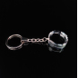 Customized fashion new design keychain blank crystal key chain for 3d engraving