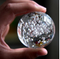 Brillante Kristallluftblase Kristallkugel Glasblasenkugel für Gartendekoration