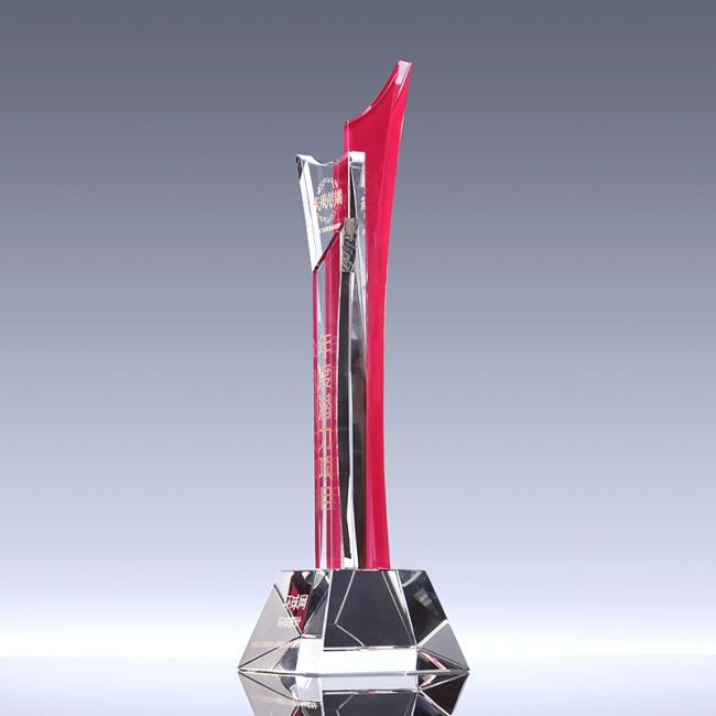 85*85*300mm Two-tone Wave Trophies, Award Trophy, CT1162