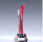 85*85*300mm Two-tone Wave Trophies, Award Trophy, CT1162