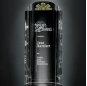High quality hlaf cylinder crystal trophy awards for 3D laser engraving semicircle block award for gifts