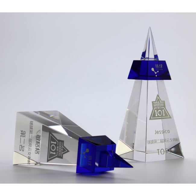 Chinese k9 crystal  acrylic trophy wholesales