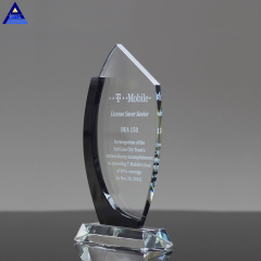 Высококачественная дешевая награда K9 Engrave Crystal Glass Trophy для делового подарка
