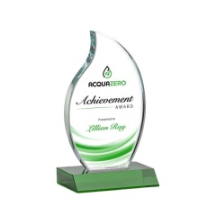 Trofeo de premio de regalo de negocios caliente, logotipo de arenado, trofeo de llama de cristal k9 biselado, trofeo de cristal grabado