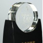 Clear Customized Wedding Gift New Design Award Black Crystal Trophy Award Crystal Plaque Block