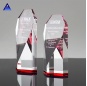 Großhandel benutzerdefinierte klare 3D Obelisk Laser Kristall Geschenk für Handwerk