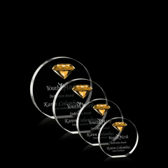 2020 nouveau bleu jaune rouge en gros clair K9 demi-cercle personnalisé diamant cristal prix