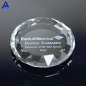 Wholesale High Quality Custom Printing Design Handmade Blank Multifaceted Crystal Round Paperweight