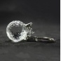 Souvenirs Gift Business Gift Crystal Ball Favors 3D Laser Engraving Logo Crystal Keychain