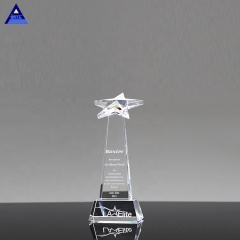 Оптовый хрустальный трофей и награда Top Star с индивидуальной гравировкой имени