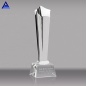 Wholesale Crystal Trophy Metal Star Plaque Crystal Glass Awards Trophy For Business Gift