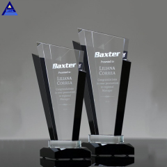 Nuevo diseño Super Quality Color personalizado Crystal Trophy Award Cristal óptico