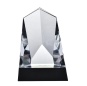 Various Styles Unique Mountain Shape Laser Clear Blank Crystal Trophy Award Souvenir