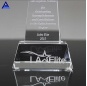 Trofeo y premio de cristal Top Star al por mayor con grabado de nombre personalizado