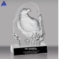 Eagles Trophy Awards Forma y Flying Clear Glass Noble Crystal Eagle Model para regalos de premios