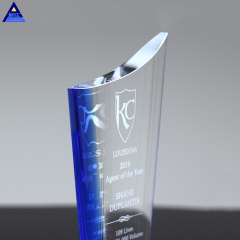 Trofeo de premio de cristal de negocios de diseño moderno personalizado barato de alta calidad K9 Art Crystal Trophy Gift Craft