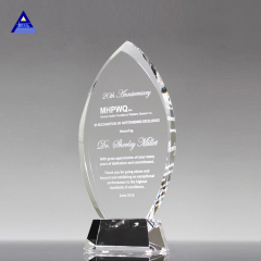 Gravure fantaisie K9 Accolade Flame Crystal Award pour la décoration