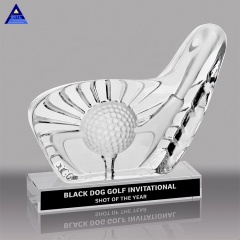 Дешевый трофей Shield Award Trophy Crystal Glass Golf Trophy Designs Golf Trophy Crystal