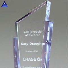 Premio de placas de tesoro de cristal de cristal personalizado de moda personalizado