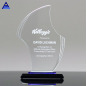 Factory Sale Diamond Clear Flame Shape Gratitude Custom Awards Trophy