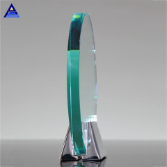 Новейший итальянский трофейный дизайн Alumina Jade Crystal Circle Award