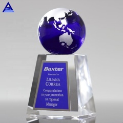 12 ans de fabrication Trophée Apex World Globe personnalisé