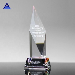 Китай Дешевые награды K9 Quality Crystal Trophy с обелиском