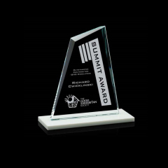 Premio de trofeo de cristal de moda con logotipo personalizado superventas de servicio OEM de fábrica de China