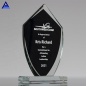 2020 New Product Fashionable Excellence Black Glass Crystal Trophy with rectangle base