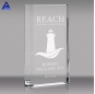 China Manufacturer Best Selling Custom Logo Block Crystal Award Trophy For Decoration Wall Can Be Customized