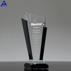 Nuevo diseño Super Quality Color personalizado Crystal Trophy Award Cristal óptico