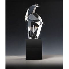 Bestes k9-Kristallmaterial, Eagle Black Crystal Base, Eagle Crystal Award Trophy