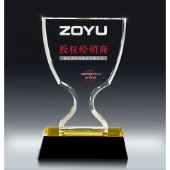 K9 Placa de cristal transparente Premio de grabado creativo Promoción Copa de cristal de vino tinto Premios Copa de trofeo de cristal de recuerdo