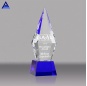 Cheap Blank Laser Engraved Crystal Iceberg Trophy Glass Transparent Award For Souvenirs