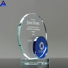 Placas de premio de vidrio de trofeo de escudo de premio de cristal de alta calidad