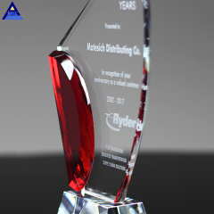 Benutzerdefinierte Sublimation 3D Clear Glass Crystal Blank Awards mit Logo