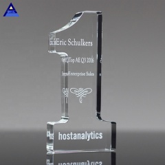 Trofeo de premio al maestro de cristal grabado personalizado más vendido del año