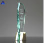High Quality New Design Best Selling Laser Etched Glass Dome Award Trophy