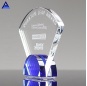 Оптовая Высококачественный Прозрачный Пустой Сияющий Кобальт Пользовательский Логотип Хрустальный Трофей
