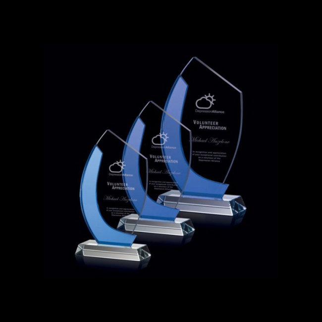 Glass Custom Engraved Cheap Blank Glass Crystal Awards Plaque Trophies For Engraving