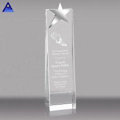 12 Jahre Abschlussgeschenke Star Pillar Laser Crystal Award Crystal Trophy