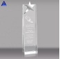 12 ans de cadeaux de fin d'études Star Pilar Laser Crystal Award Crystal Trophy