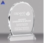 High quality crystal trophy plaque for custom engraving ornament souvenirs
