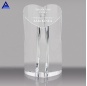 Custom Heart Shape Crystal Trophy And Award Glass Trophy Heart For Charity Events Souvenir&Gifts