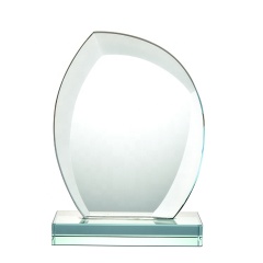 Trophée de cristal personnalisé et trophée de verre bon marché de Crystal Crafts Beautiful Glass Award